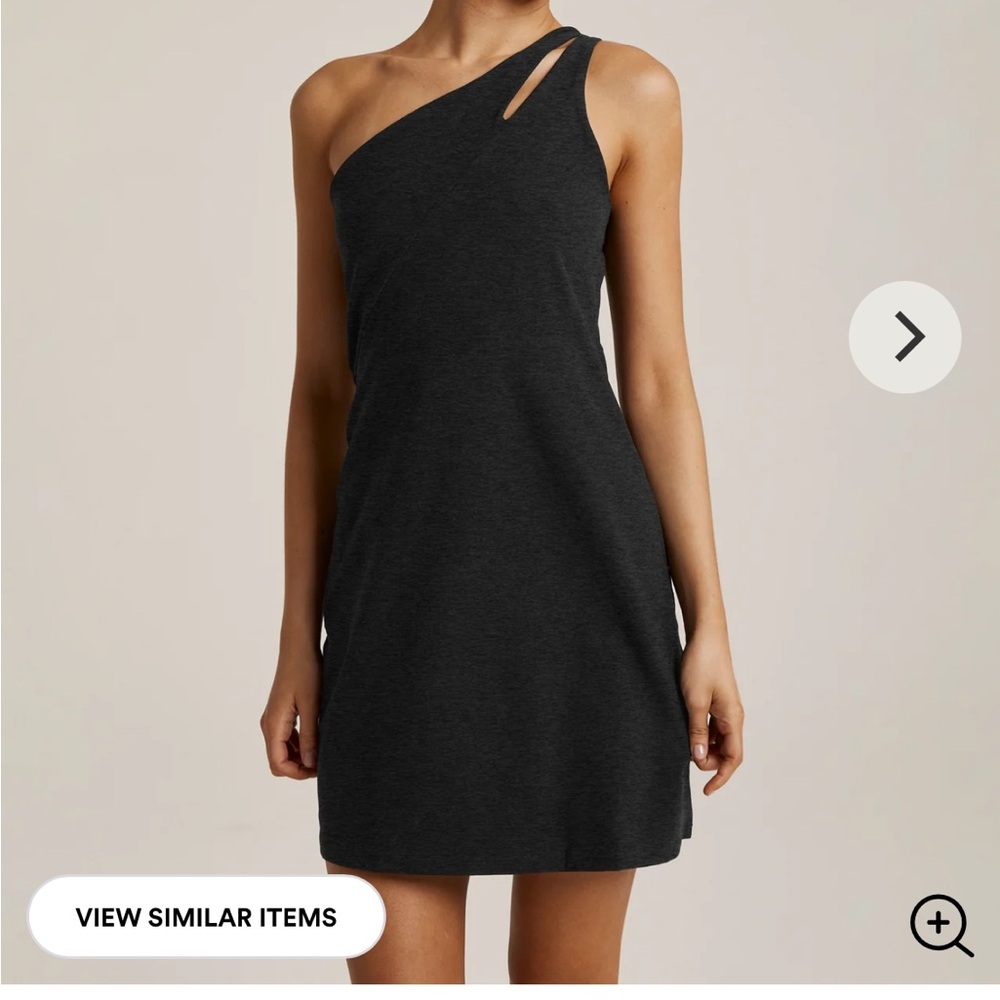 Beyond Yoga Spacedye Lost Your Mind Dress in “Core”/ heather black